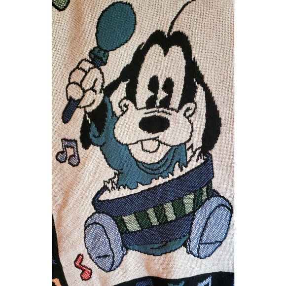 NWOT Baby Mickey & Co - Blanket Throw - Baby Disney characters with instruments! - Picture 3 of 11